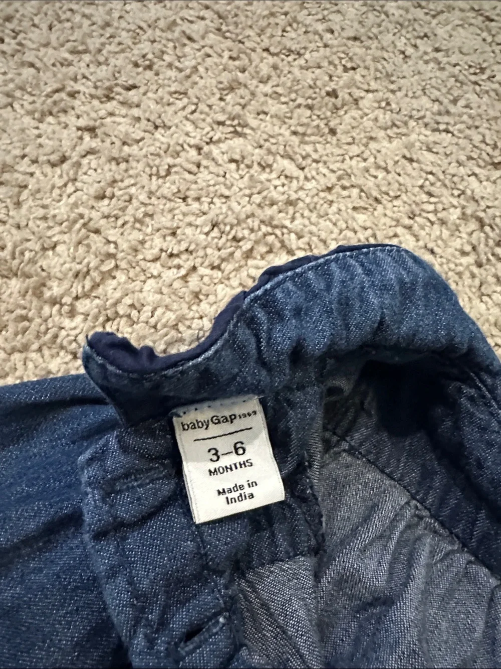 GAP Girls Dark Blue Denim Tunic Jacket